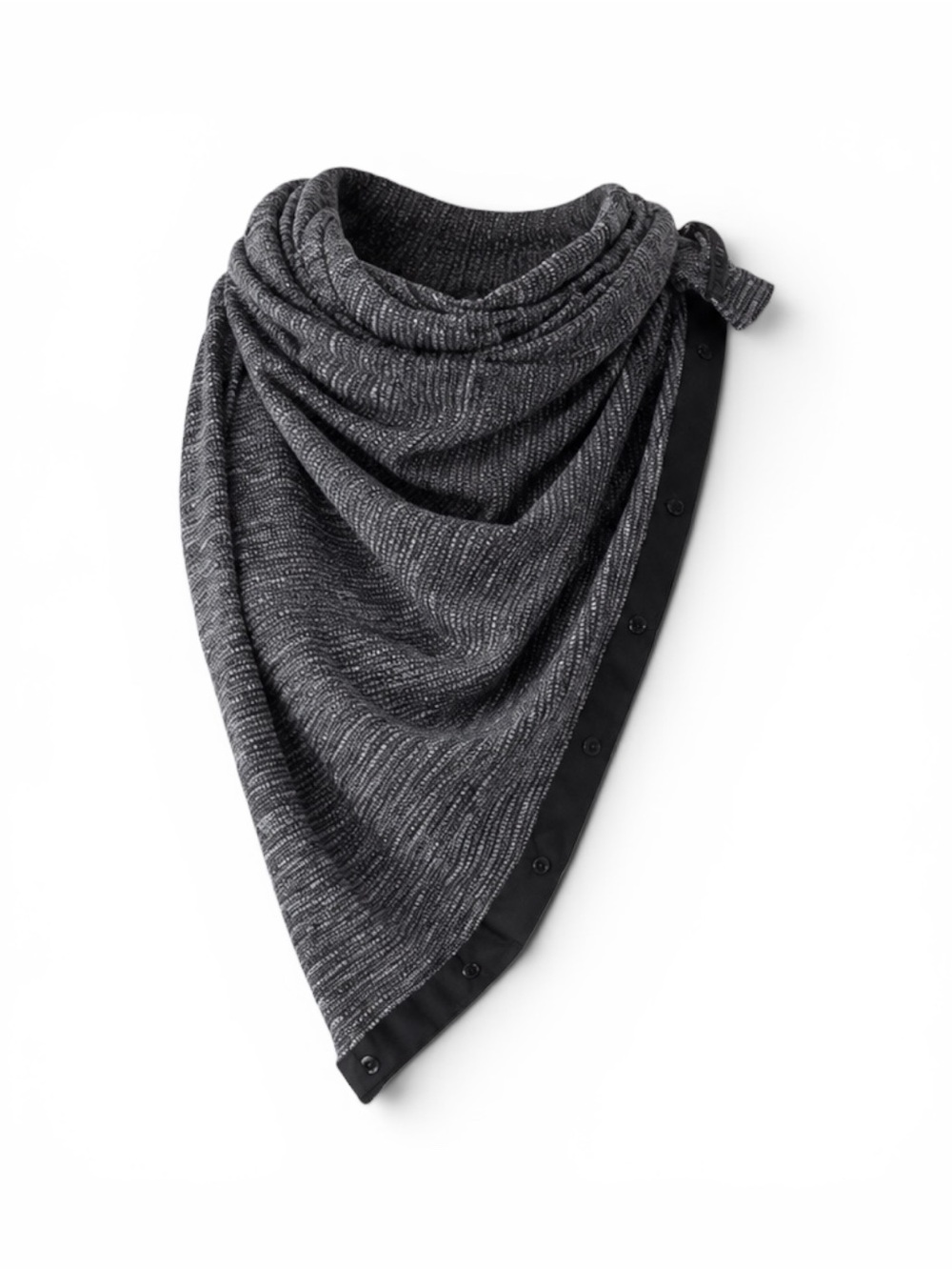 Lululemon Vinyasa Scarf Coco Pique‎ Black White Snap Wrap OS